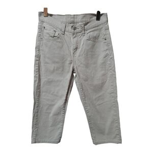 Levi's Cream Women's Slim Denim Capris